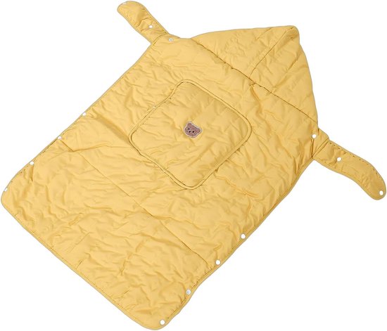 Draagzak Kinderwagenhoes - Baby deken met capuchon - Bescherming baby buiten - Winddicht en ademend - 77x60 cm