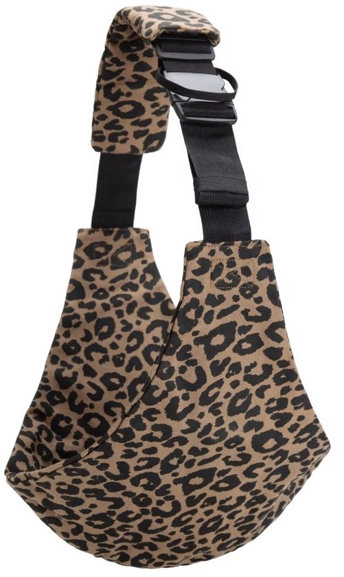 Draagzak - Luipaard Print - Panterprint - Heupdrager - Baby - Kind - Draagdoek - Ergonomische Baby Sling Draagzak – Eénschouder – Comfortabel & Veilig