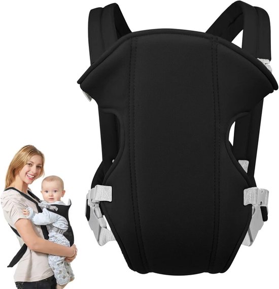 Draagzak - Wandeldraagzak - Verstelbare draagzak - Ergonomische kinder draagzak voor baby's van 3 tot 16 maanden - Katoenen pasgeboren draagzak - Aanbevolen voor baby's tot 15 kg van MiniMeis