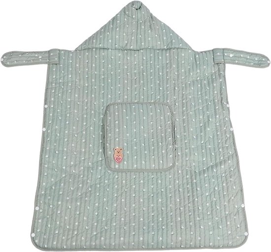 Draagzakhoes Kinderwagen - Baby Cape - Baby Beschermen - Multifunctioneel Ontwerp - 70x100cm - Zwart van Merkloos