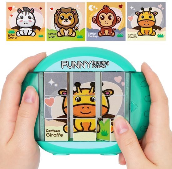 Draaiende 3D-puzzel Voor Kinderen Van 3, 4, 5, 6 En 7 Jaar, 4 Puzzels in 1, Draagbaar Speelgoed Voor Reizen, Auto's En Vliegtuigen, Fijne Motoriek, Educatief Spel Voor Jongens En Meisjes Vanaf 3 Jaar van Merkloos