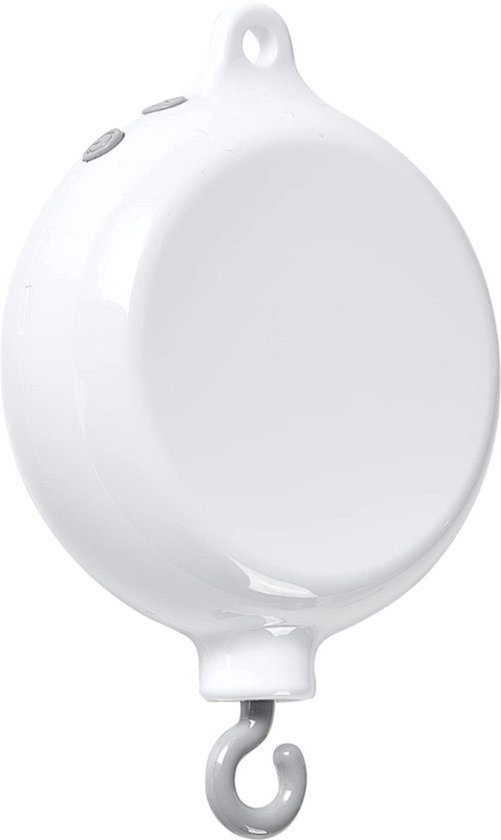 Draaiende Witte Muziek Mobiel - Slaapliedje - Babymobiel - 360 Graden Draaiend - Muziek Box - Geschikt voor de Wieg - Ideaal als Cadeau voor Babyshowers en Gender Reveal Parties van Bearsu