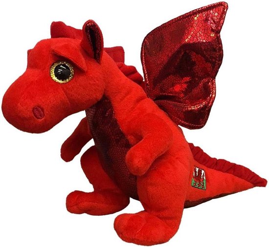 Dragon Knuffelmedium Veelkleurig - Perfect Voor Baby's van Merkloos