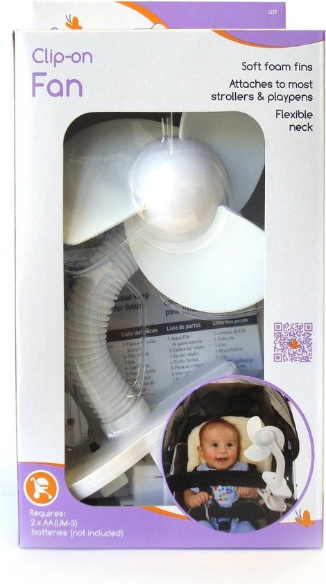 Dreambaby kinderwagen ventilator | wit van Dreambaby