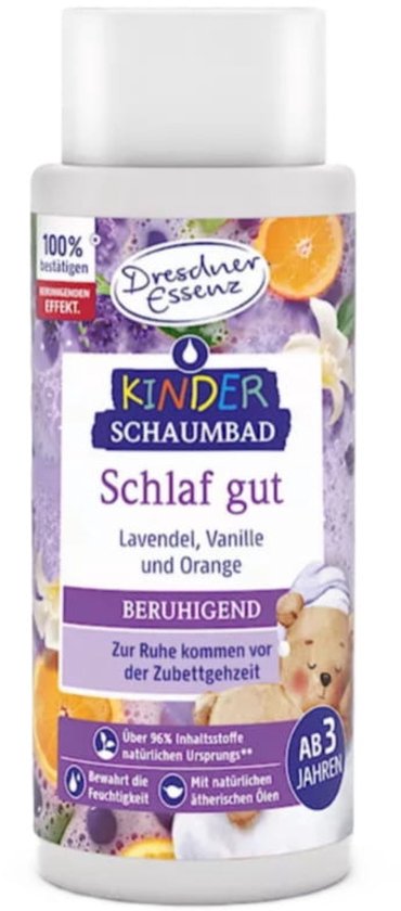 Dresdner Essenz - Kinderen Badschuim - 300ml - Lavendel en Sinaasappel - Vegan