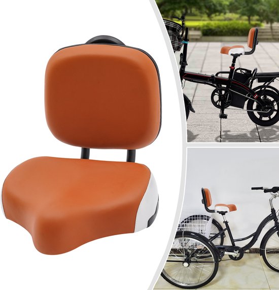 Driewielig Zadel Met Rugleuning Driewielerzitting Voor Driewielers De Meeste Beachbikes Racefietsen van Merkloos