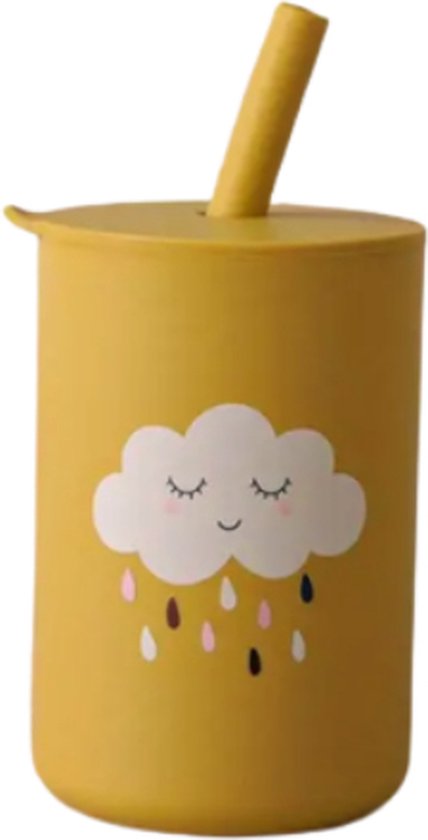 Drinkbeker siliconen wolk - Siliconen beker - drinkbeker cloud - wolk van $