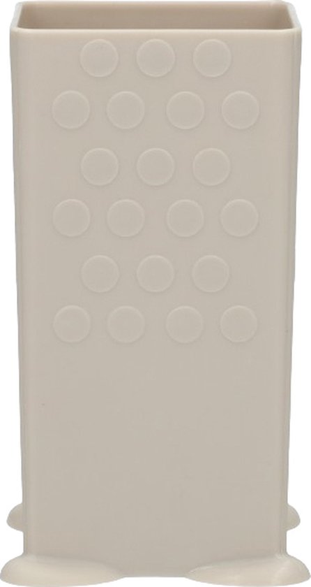 Drinkpakjeshouder TONY - Taupe / Grijs - Kunststof - 12 x 5 x 6 cm
