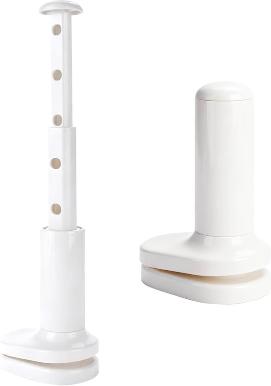 Droogrek voor op reis, inklapbaar, mini-wasdroger voor camping, balkon en outdoor, met 5 haken (draagbaar, ruimtebesparend, tot 7 kledingstukken)