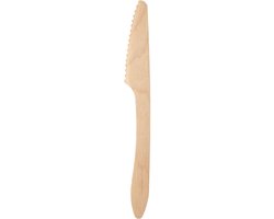 Duni Feestbestek Bio Mes 18 Cm Hout 8 Stuks van Duni