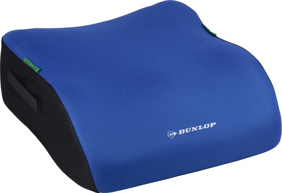 Dunlop Stoelverhoger/autozitje voor kinderen - blauw - 15 x 31 x 39 cm - kunststof van Dunlop