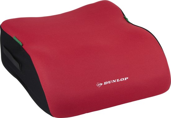 Dunlop Stoelverhoger/autozitje voor kinderen - rood - 15 x 31 x 39 cm - kunststof van Dunlop