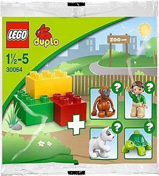 DUPLO 30064 Dierentuin Surprise (Polybag) van Merkloos