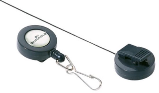 Durable 822158 Rollerclip voor batch krokodilklem, Veerhaak 10 stuks/pak 10 stuk(s) van Durable