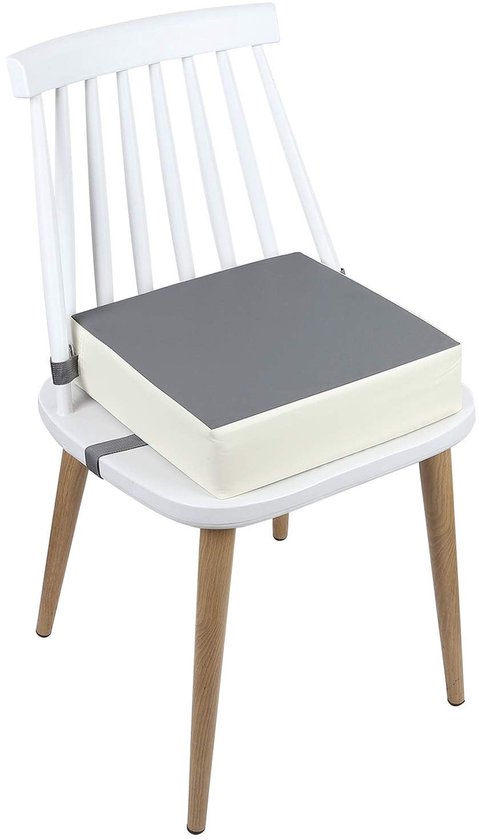 Dutchers® Waterdichte Kinderstoelkussen – Comfortabele Opstapstoel met Veiligheidsriemen - Stoelverhoger - Stoelkussen - Zitkussen – Antislip & Krasbestendig – Hoogwaardig Verhogingskussen voor Eetkamer & Keukenstoelen van Dutchers.®