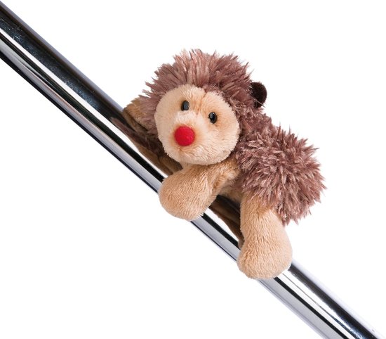 Duurzaam Knuffeldier Egel met Magneet voor Koelkast of Krijtbord 12 cm van Merkloos