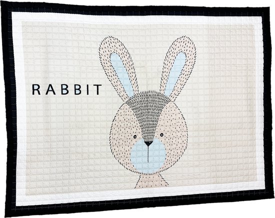 DW4Trading Baby & Kinder speelkleed XL Rabbit + Draagtas - Konijn - 150x200cm - Geschikt voor 0-5 jaar van DW
