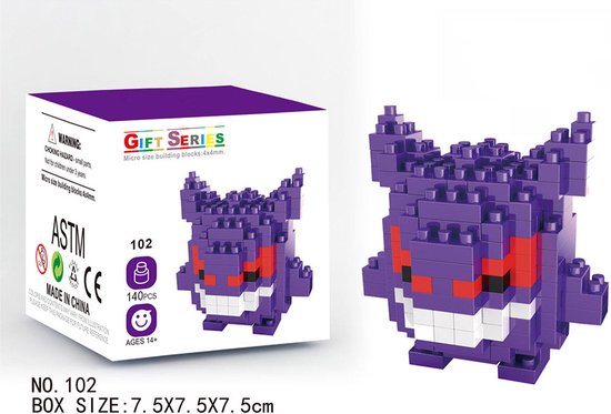 DW4Trading Nanoblocks Miniblocks 27 - Bouwset stenen - 140 stuks - Compatibel met grote merken van DW
