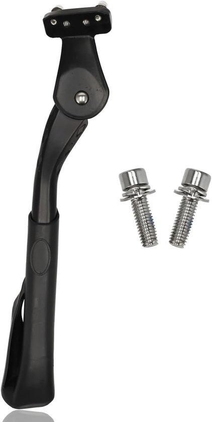 E-Bike & Fatbike - Verstelbare Achtervork Standaard 24-29 Inch - Zijstandaard Fiets met Extra Grote Voet - Geschikt voor Elektrische Fietsen, Mountainbikes & Fatbikes (18-40 mm)