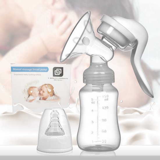 E-Quality Products - Borstkolf - Borstkolf zonder stroom - Handsfree borstkolf - Borstkolf handsfree - Borstkolf handmatig - Handkolf - borstkolf draadloos - Compact & draagbaar van Merkloos