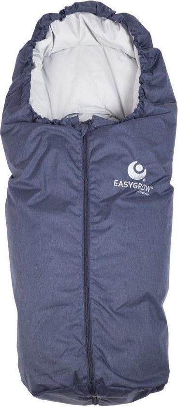 Easygrow Mini Autostoel Voetenzak Navy 87 X 42 Cm van Easygrow