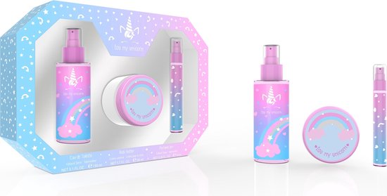 Eau My Unicorn Gif set Body Spray 150 ml + Perfum Pen + Body Butter van Alyssa Ashley
