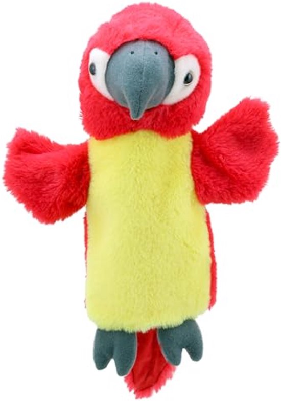 Eco Dieren Handpoppen - Papegaai van BeeZee Eco Kidz