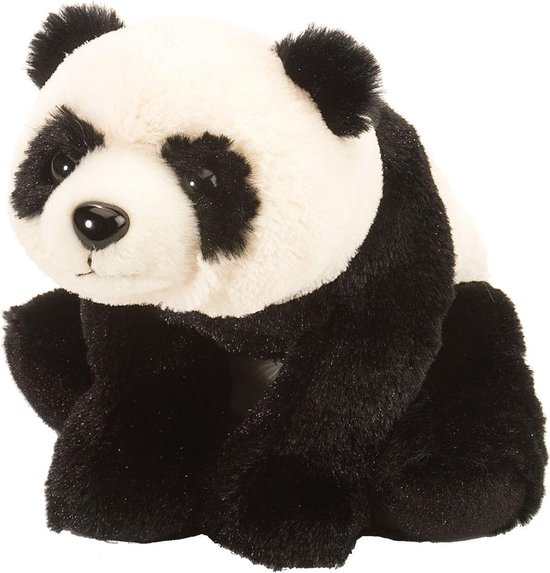 Eco Mini Panda Knuffeldier - 8 Inch Pluche Speelgoed voor Kinderen
