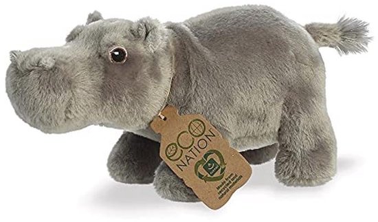 Eco Nation Nijlpaard 10,5 inch Zacht Speelgoed