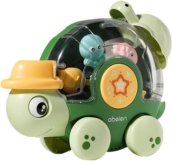 Eco Toys Badspeeltje met Geluid - Turtle - Badspeelgoed - Badspeelgoed Jongen & Meisje - Baby - 1 jaar - 2 jaar - 3 jaar - Peuter