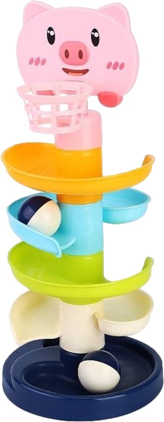 Eco Toys Happy Pig Spiraaltoren HC580736 van Eco Toys