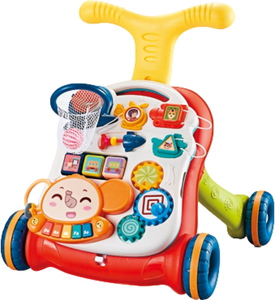 Eco Toys Study Desk Walker Yellow Loopwagen HC505278 van Eco Toys