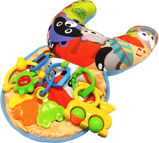 Eco Toys Vos Buiktrainer - Met rammelaars en knisperspeeltje - 0 maanden+ van Merkloos