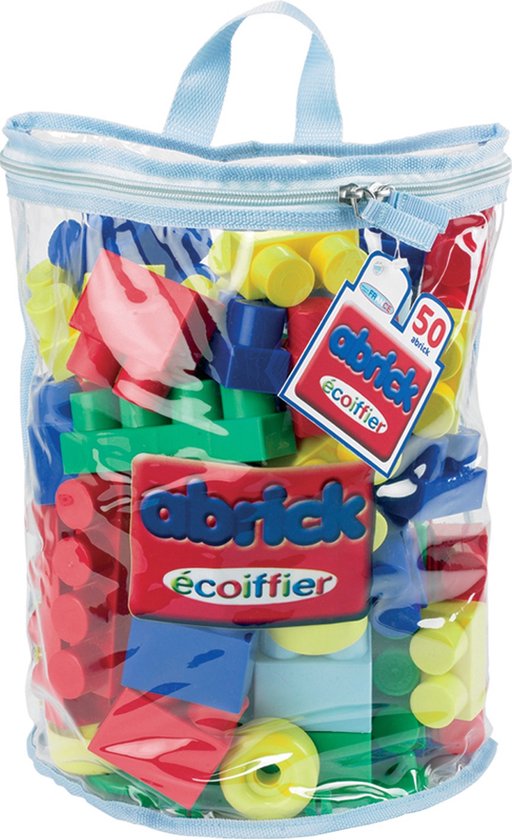 écoiffier Maxi Abrick: Tas Met 50 Bouwstenen van Ecoiffier
