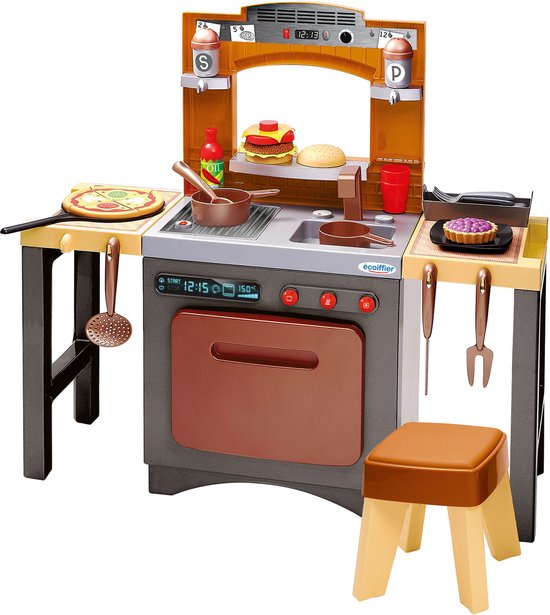 Ecoiffier Pizzeria 100% Chef Keuken + Restaurant + Accessoires van Ecoiffier