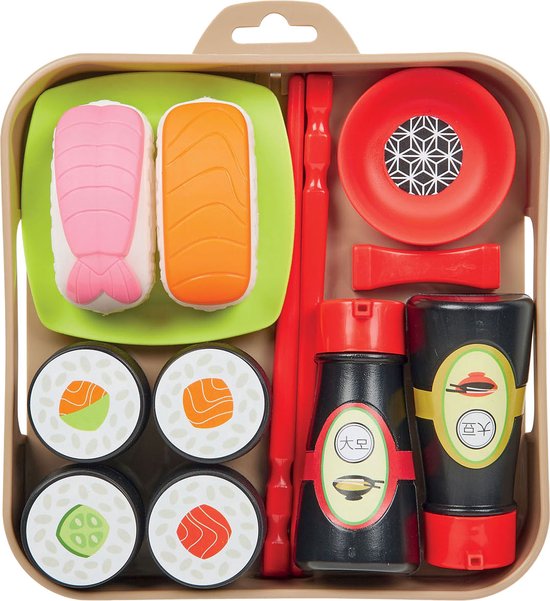 Ecoiffier Speeleten Sushi Speelset, 14dlg. van Ecoiffier