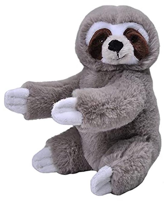 Ecokins Luiaard Gevulde Dier - 8 Inch Pluche Knuffel van Gerecycled Materiaal