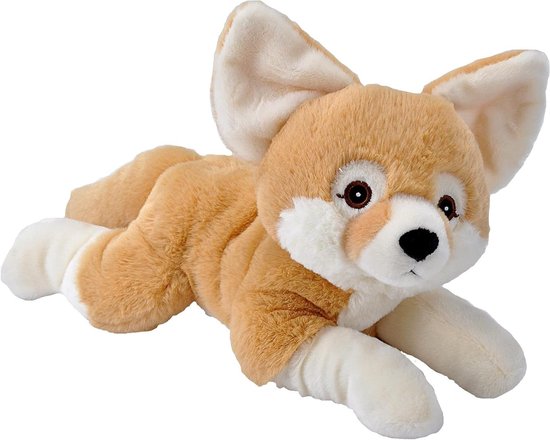 Ecokins Vos Pluche - Knuffel Vos Pluche Dier - Milieuvriendelijk Spelen - Gemaakt van gerecycled materiaal - 30 cm