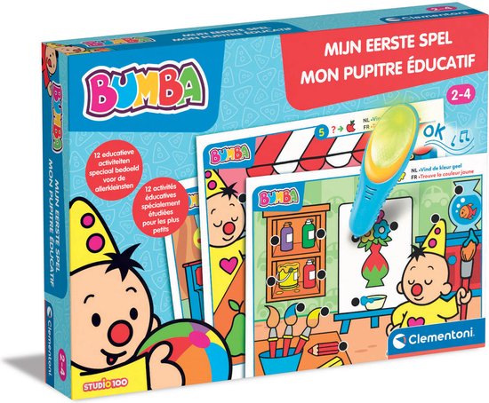 Education Clementoni - Bumba Mijn Eerste Quiz - Educatief Speelgoed 2-4 Jaar - Interactieve Pen van Clementoni