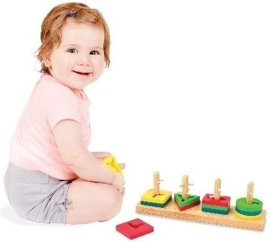 Edushape Gekke Stokjes Puzzel van Edushape.