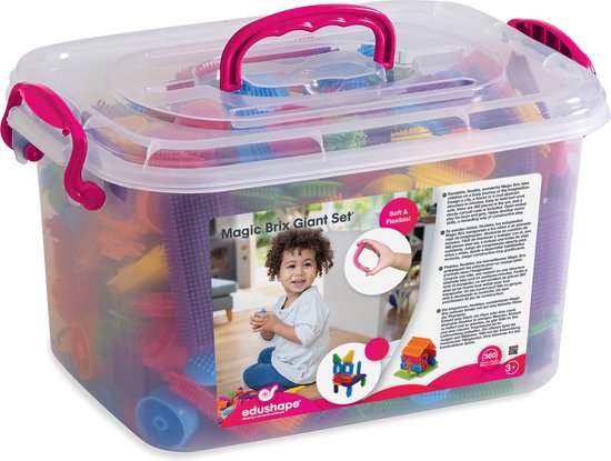 Edushape Sensorische bristle blocks Reusachtige Set - 360 stuks van Edushape.