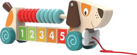 Edushape Trekfiguur Counting Pull-A-Pup van Edushape