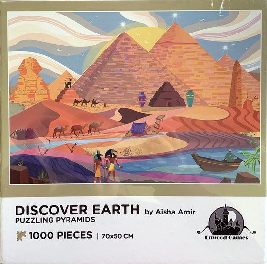 eenwoodgames legpuzzel - Discover Earth van Eenwoodgames.