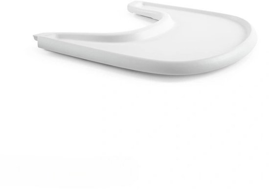Eetblad voor Stokke Tripp Trapp - Baby Tafelblad met Veiligheidsbeugel - Wit