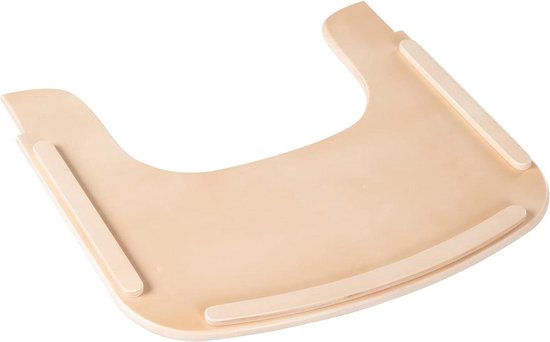 Eetplank Natuur voor Kinderstoel Sit Up Flex - Uitbreiding Compatibel met Gordelsysteem en Hoge Stoelkussens - Massief Hout - Vanaf 6 Maanden van Keksia Junior