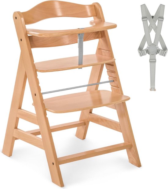 Eetstoel Baby 6 Maanden en Ouder - Babystoel voor aan Tafel - Baby Stoeltje Zitten voor Thuis - Hout van Merkloos