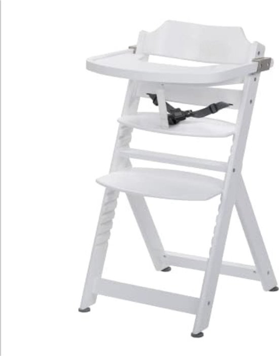 Eetstoel Baby - Eetstoel Voor Baby - Kinder Eetstoel - Kindereetstoel - Wit van Little World
