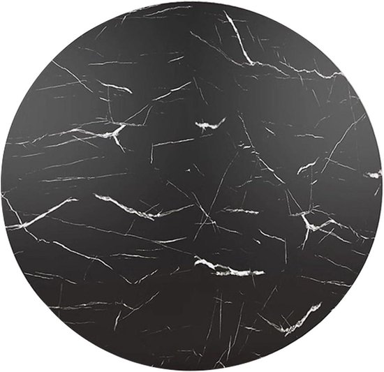 Eettafel Blad - Ronde Tafel - Eten en Werken - Milieuvriendelijk Materiaal - 100cm Diameter - Walnoot