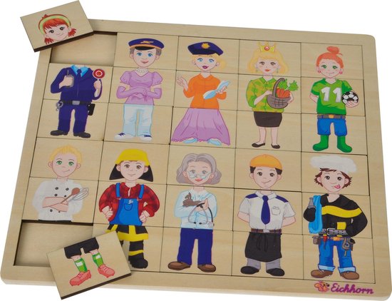 EH Lift Out Puzzle, Mix and Match van Melissa & Doug