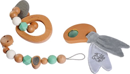 Eichhorn Baby Pure Houten Cadeauset, 3dlg. van Eichhorn